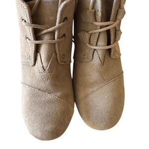 Toms Kala Wedge Heel Bootie Womens size 7
